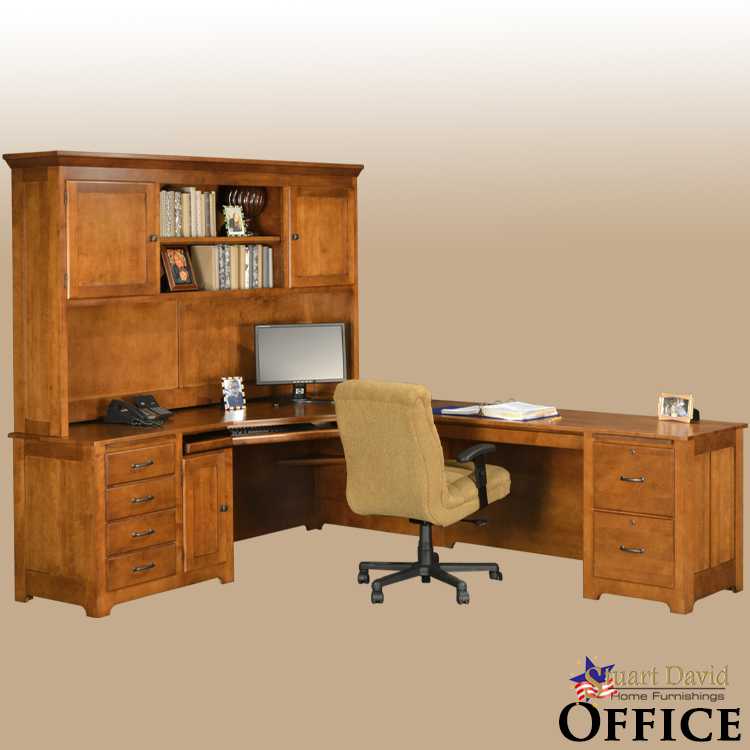 Stuart David Solid Cherry Wood Custom Office Furniture Made in the USA