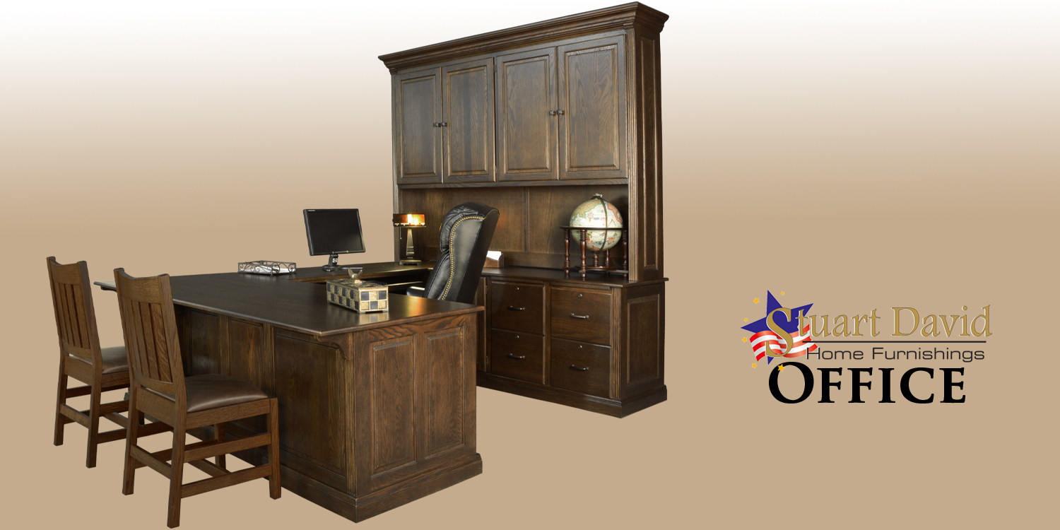 Stuart David U-Shaped Executive Oak Wood Office Furniture
