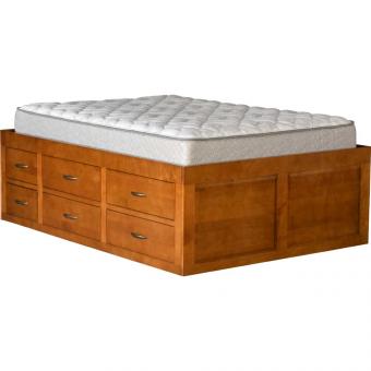 Double High Pedestal w/ 12 Drwrs Beds-Custom-Made-in-USA-Storage-Drawers-Solid-Wood-PLATFORM-3FF-503.jpg