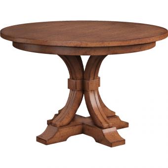 Amish Made Farmville Single Pedestal Table