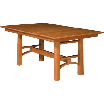 Amish Made Bridgeport Dining Trestle Table