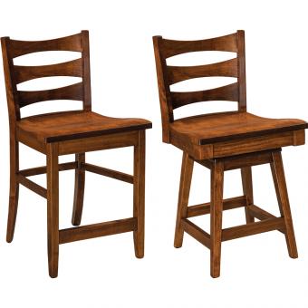 Amish Made Armanda Bar Chair