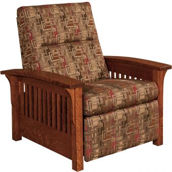 Amish Made Skyline Slat Recliner