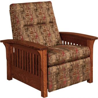 Amish Made Skyline Slat Recliner