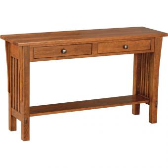 Saratoga Console Table with 2 Drawers Slat-Sofa-Console-Table-Solid-American-Cherry-Custom-Size-SARATOGA-OCS-M062.jpg