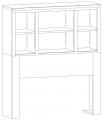 Bookcase Headboard  Double High XK1BD06.jpg