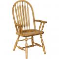 Amish Made Angola Dining Arm Chair