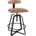 Amish Made Ironcraft Bar Stool with Back