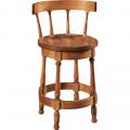 Amish Made Cosgrove Wood Seat Bar Chair