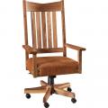 Amish Made Conner Dining Caster Arm Chair