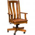 Amish Made Vancouver Dining Caster Chair