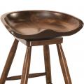 Amish Made Winslow Swivel Stool Contour Seat