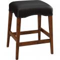 Amish Made Allerton Leather Bar Stool