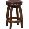 Amish Made Sagamore Swivel Bar Stool with Box Top