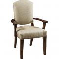 Amish Made Collinsville Upholstered Dining Arm Chair