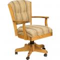 Amish Made Livonia Dining Caster Desk Chair