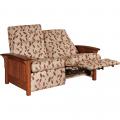 Amish Made Skyline Panel Reclining Loveseat