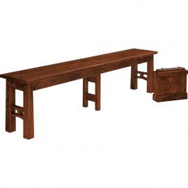 Amish Made Bridgeport Expandable Bench