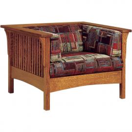 Amish Made Cubic Slat Chair