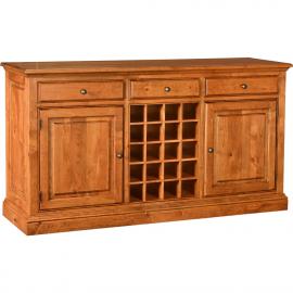 Console - Vernalis Style Wine-Console-Server-Rustic-Cherry-Hardwood-VERNALIS-CON-W6436-[VE].jpg